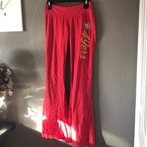 Red 49ers Yoga Pants (SM)